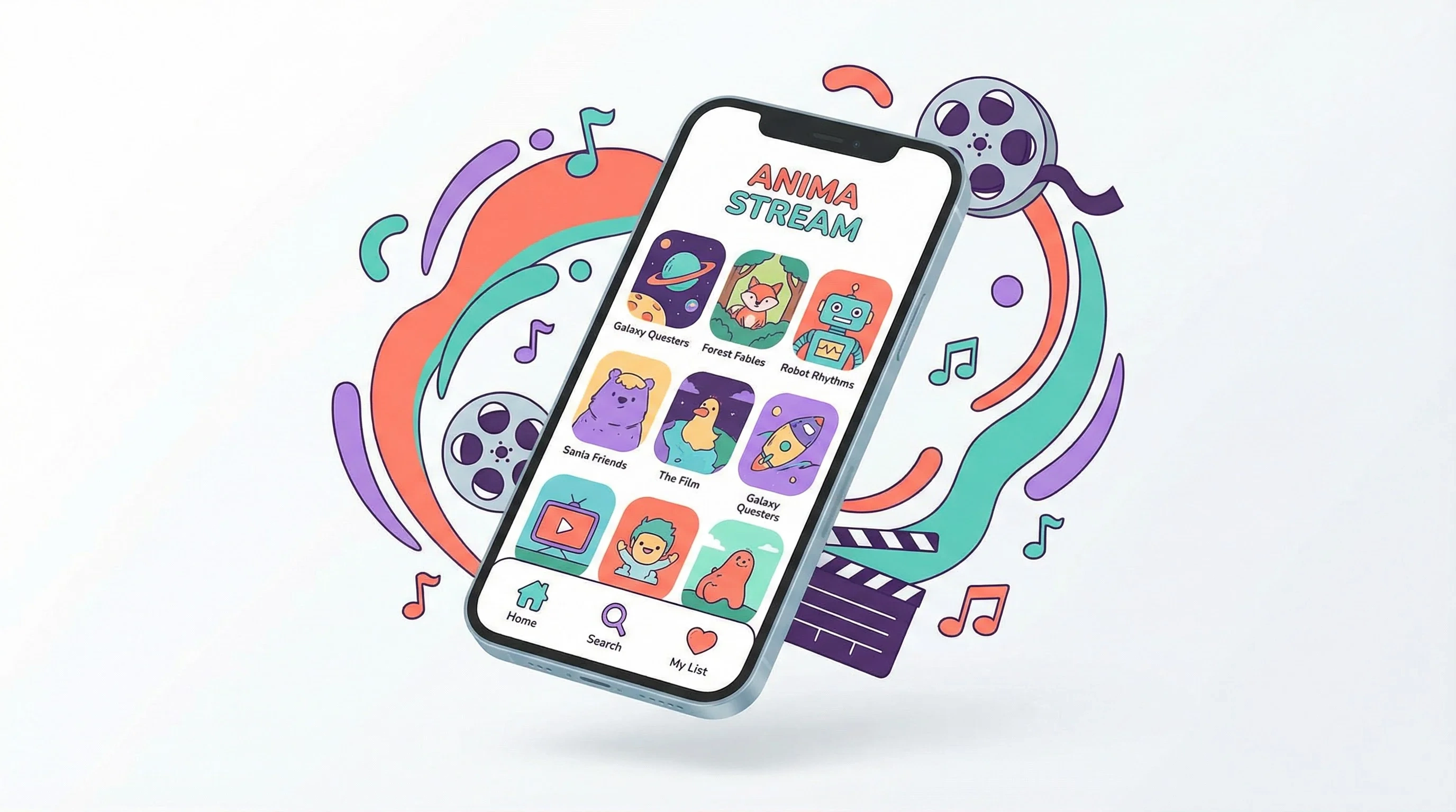 四虎视频移动端APP界面展示 - 手机上浏览独立动画短片